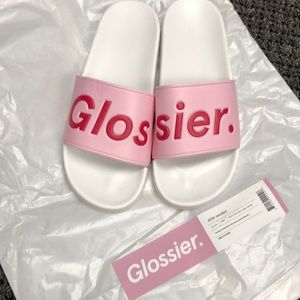 Glossier slide sandals